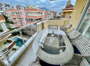 Stylish penthouse with four bedrooms, 220m², in a residence with a swimming pool in Alanya - Oba. ID-11609 фото-6