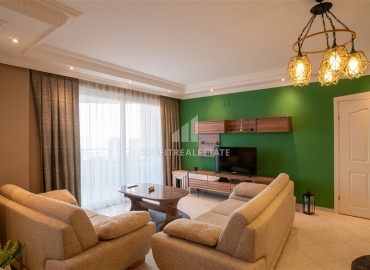 Cozy view two bedroom apartment, 120m², 400m from the sea in Tosmur, Alanya ID-11631 фото-1