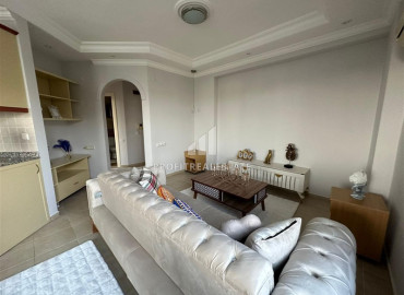 Уютная меблированная двухкомнатная квартира 55 м2, с застекленным балконом, в 350 метрах от пляжа, в Тосмуре, Аланья ID-11034 фото-3