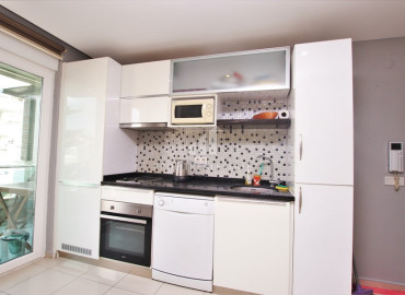 Furnished one-bedroom apartment, 300 meters from the sea, Oba, Alanya, 50 m2 ID-11673 фото-3