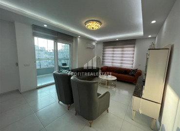 Стильная трехкомнатная квартира с мебелью, 120 м2, с застекленным балконом, в 400 метрах от моря в Махмутларе, Аланья ID-11692 фото-6