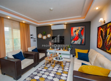 Furnished penthouse 4 + 1, 180m², with mountain views in a cozy residence in Oba, Alanya ID-11704 фото-1