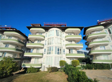Стильная меблированная квартира 2+1, 110 м2, с видом на море, в Тосмуре, Аланья ID-11713 фото-3
