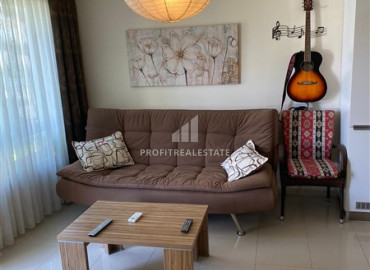 Cozy furnished apartment 1 + 1, 55m², in a residence with facilities 300m from the sea in Oba, Alanya ID-11730 фото-3