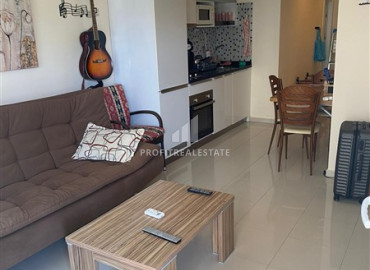 Cozy furnished apartment 1 + 1, 55m², in a residence with facilities 300m from the sea in Oba, Alanya ID-11730 фото-4