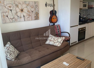 Cozy furnished apartment 1 + 1, 55m², in a residence with facilities 300m from the sea in Oba, Alanya ID-11730 фото-6