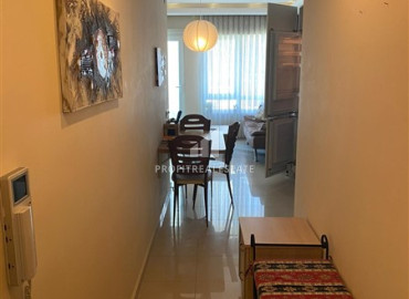 Уютная меблированная квартира 1+1, 55м², в резиденции с инфраструктурой в 300м от моря в районе Оба, Алания ID-11730 фото-9