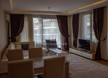 Уютные апартаменты с двумя спальнями, укомплектованные мебелью и техникой, в благоустроенном жилом комплексе района Оба, Аланья, 110 м2 ID-11741 фото-2