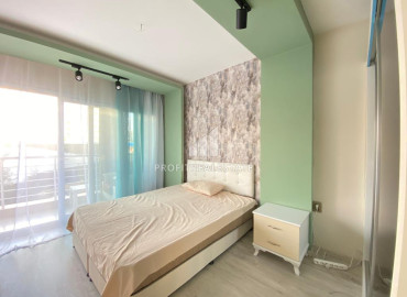 Квартира с одной спальней, 55м², с мебелью и бытовой техникой, в 350м от моря в районе Мерсина Мезитли ID-11754 фото-14
