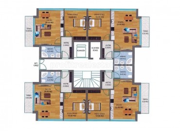 Новые квартиры в Коньяалты, Анталия, 50-135 кв.м., рассрочка ID-0910 фото-2