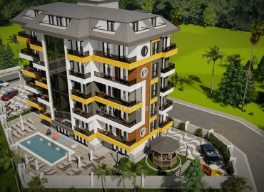 Предложение для ваших инвестиций: квартиры, 52-100м², в уютной резиденции в горном районе Алании - Чиплаклы ID-11808 фото-5