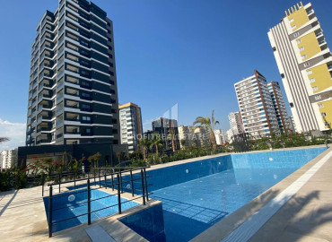 New view apartment 2 + 1, 120m², in a gasified residence with a swimming pool, 300m from the sea in Tej, Mersin ID-11809 фото-17