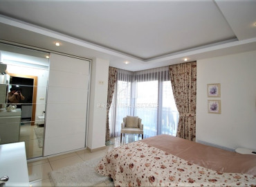 Квартира с двумя спальнями, укомплектованная мебелью и техникой, в элитной резиденции Джикджилли, Аланья, 110 м2 ID-11815 фото-12