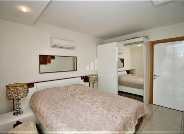 Квартира с двумя спальнями, укомплектованная мебелью и техникой, в элитной резиденции Джикджилли, Аланья, 110 м2 ID-11815 фото-14