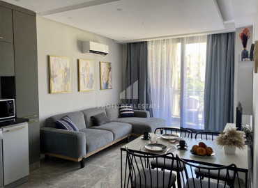Luxury one-bedroom apartment with a designer interior, 150 meters from the sea in the center of Alanya ID-11826 фото-2
