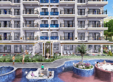 Новый элитный проект в районе Алании – Оба, на начальном этапе строительства, квартиры 45-168м² ID-11839 фото-13