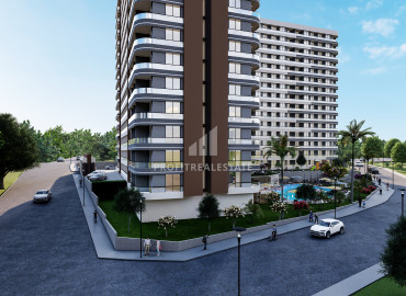 Premium class residence in Erdemli, Mersin, at the planning stage: apartment 1 + 1 and 2 + 1, 62-89m², 500m from the sea ID-11852 фото-2