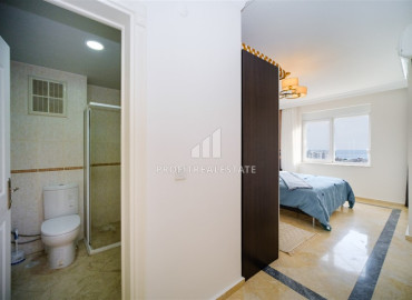 Просторная трехкомнатная квартира 120 м2 с мебелью и великолепным видом на море в Тосмуре, Алания ID-10652 фото-7