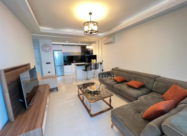 Stylish one-bedroom apartment, ready to move in, on the first coastline, Kargicak, Alanya, 65 m2 ID-11896 фото-4