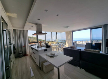 Stylish two bedroom apartment, with sea views, in a luxury residential residence, Kargicak, Alanya, 120 m2 ID-11915 фото-6