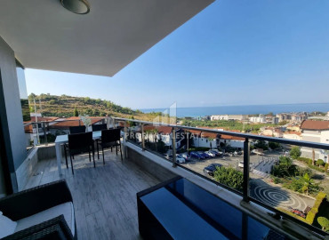 Stylish two bedroom apartment, with sea views, in a luxury residential residence, Kargicak, Alanya, 120 m2 ID-11915 фото-14