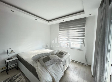 Stylish furnished apartment 2 + 1, 130 m2, with glazed balconies and sea views in Avsallar, Alanya ID-11956 фото-8