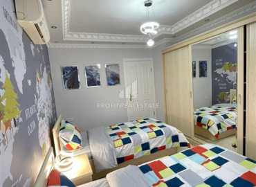 Трехкомнатная квартира, с дизайнерским внутренним интерьером, в уютном жилом комплексе района Джикджилли, Аланья, 115 м2 ID-11974 фото-14