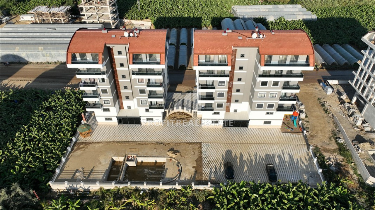 Стильная квартира с одной спальней, 51м², в новом комплексе премиум класса в Каргыджаке, Алания ID-11976 фото-1