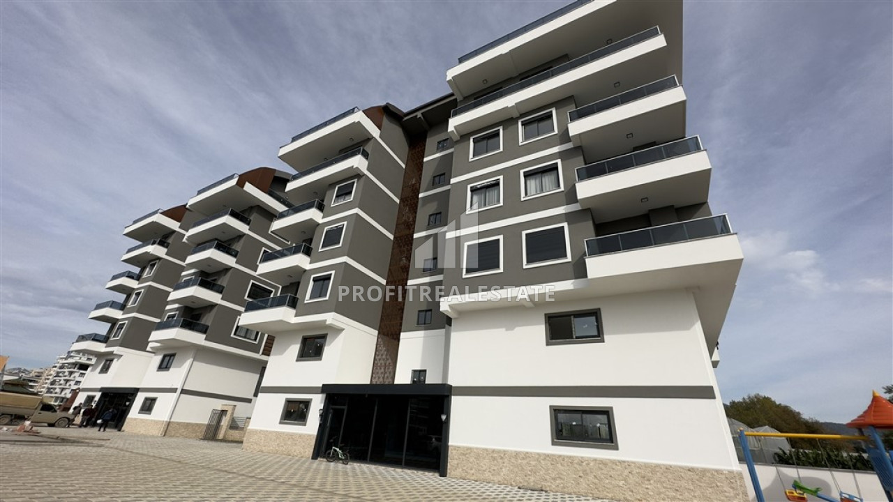 Стильная квартира с одной спальней, 51м², в новом комплексе премиум класса в Каргыджаке, Алания ID-11976 фото-2
