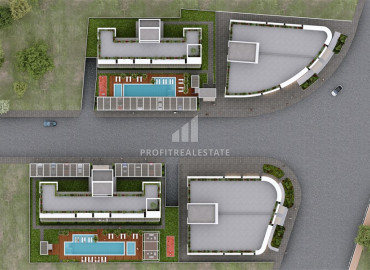 Двухкомнатные и трехкомнатные квартиры, 60-100м², в новом инвестиционном проекте в Анталии, Алтынташ ID-12003 фото-4