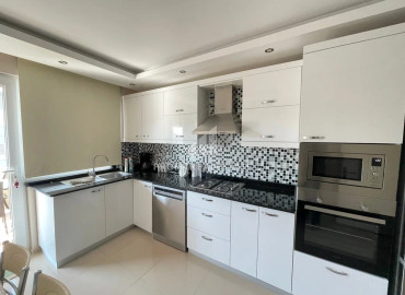 Luxurious furnished penthouse with five bedrooms, 250m², in Alanya&#39;s Tosmur area, 600m from the sea ID-12004 фото-3