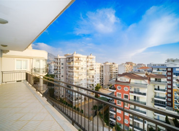 Spacious bright apartment 2 + 1, 110 m2, with panoramic sea views, ready to move in, Tosmur, Alanya ID-12007 фото-10