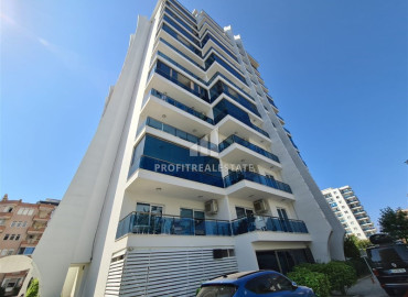 Элегантная двухкомнатная квартира 55 м2, с видом на море, в 250 метрах от пляжа, в комплексе класса-люкс в Махмутларе, Аланья ID-12018 фото-1