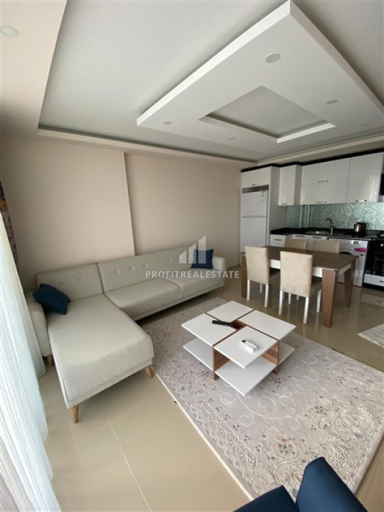 Меблированная квартира с одной спальней,65м², в новом комплексе с инфраструктурой в Махмутларе, Алания ID-12024 фото-2