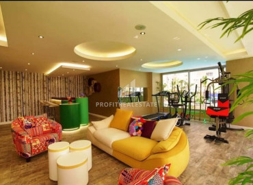 Двухкомнатная квартира 68 м2 без мебели, в 300 метрах от моря, в комплексе с наноструктурой в Махмутларе, Аланья ID-12047 фото-18