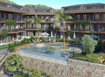 Family apartment in a luxury project at the planning stage in Bektas, Alanya, 114-169m² ID-12057 фото-1