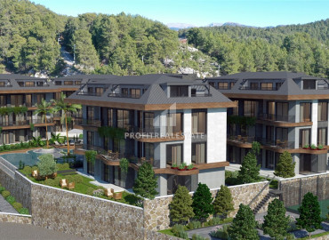 Family apartment in a luxury project at the planning stage in Bektas, Alanya, 114-169m² ID-12057 фото-8