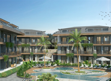 Family apartment in a luxury project at the planning stage in Bektas, Alanya, 114-169m² ID-12057 фото-9