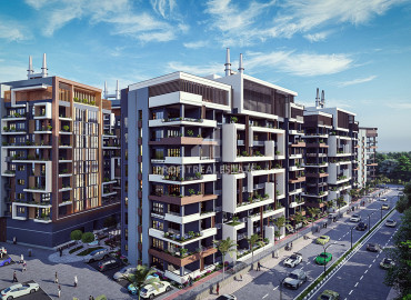 Грандиозный элитный комплекс в районе Томюк, Эрдемли: большие квартиры, 75-142м², старт продаж. ID-12091 фото-2