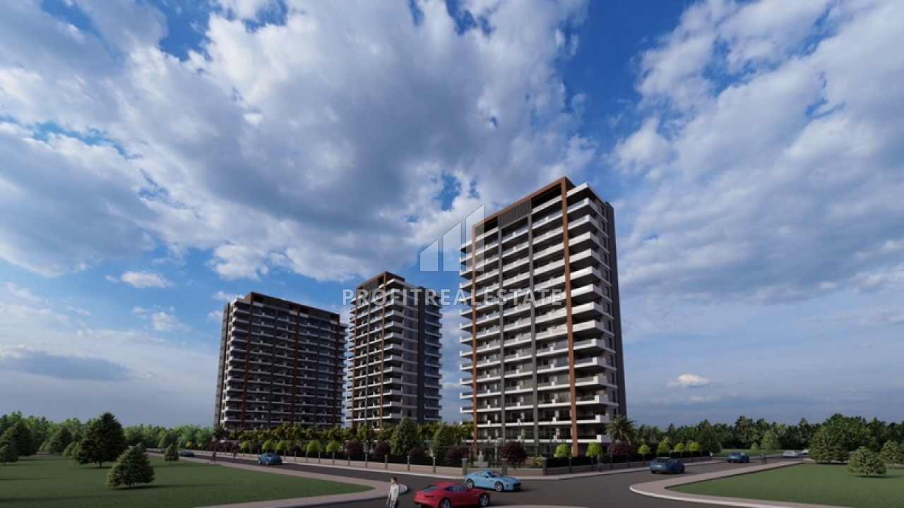Двухкомнатные и трехкомнатные квартиры, 75-120м², в инвестиционном проекте премиум класса в Эрдемли, Арпачбахшиш ID-12102 фото-1