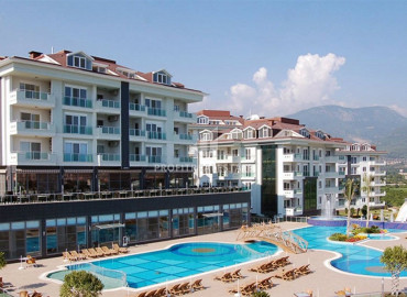 Spacious one bedroom apartment, equipped with furniture and appliances, in a comfortable residence in Oba, Alanya, 85 m2 ID-12144 фото-1