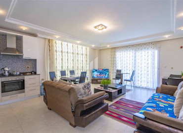 Furnished one-bedroom apartment in a residence with facilities in Oba, Alanya ID-12151 фото-2
