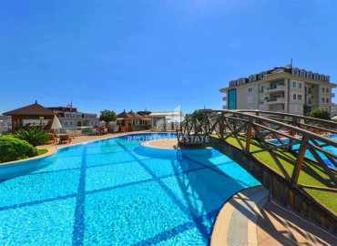 Furnished one-bedroom apartment in a residence with facilities in Oba, Alanya ID-12151 фото-12