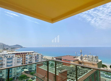 Elegant two bedroom apartment 90m2 on the first line, with panoramic sea views in Mahmutlar, Alanya ID-12158 фото-9