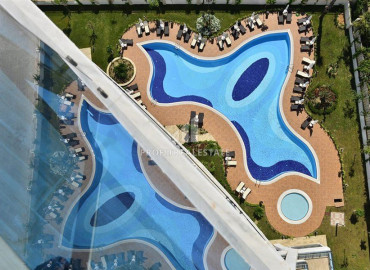 Двухкомнатные апартаменты с видом на море, в шикарном жилом комплексе, Махмутлар, Аланья, 60 м2 ID-12163 фото-13