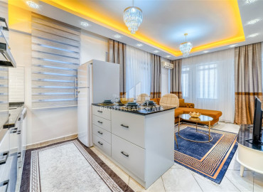 One bedroom apartment, with a bright design, just 50 meters from the sea, Alanya, center, 55 m2 ID-12173 фото-6