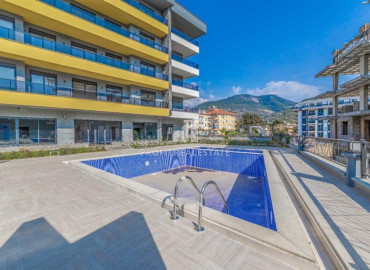 Luxury apartment 145m2, with three bedrooms, luxurious interior and separate kitchen in Oba, Alanya ID-12178 фото-14