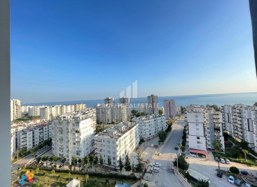 View furnished apartment 2 + 1, 120m², on a high floor in a residence with facilities 300m from the sea in Tej, Mersin ID-12219 фото-20