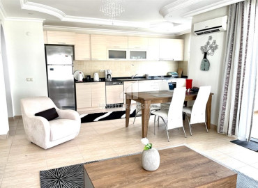 Furnished apartment 2 + 1, in a cozy residential residence with rich facilities, Cikcilli, Alanya, 120 m2 ID-12222 фото-7