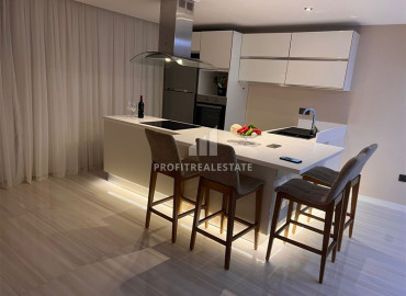Elegant view two-bedroom apartment, 130 m², in an elite residence in Kargicak, Alanya ID-12230 фото-6